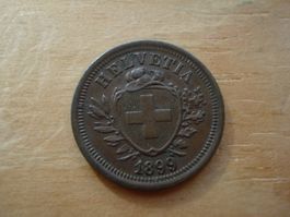 (Z2) 1 Rappen 1899 VZ