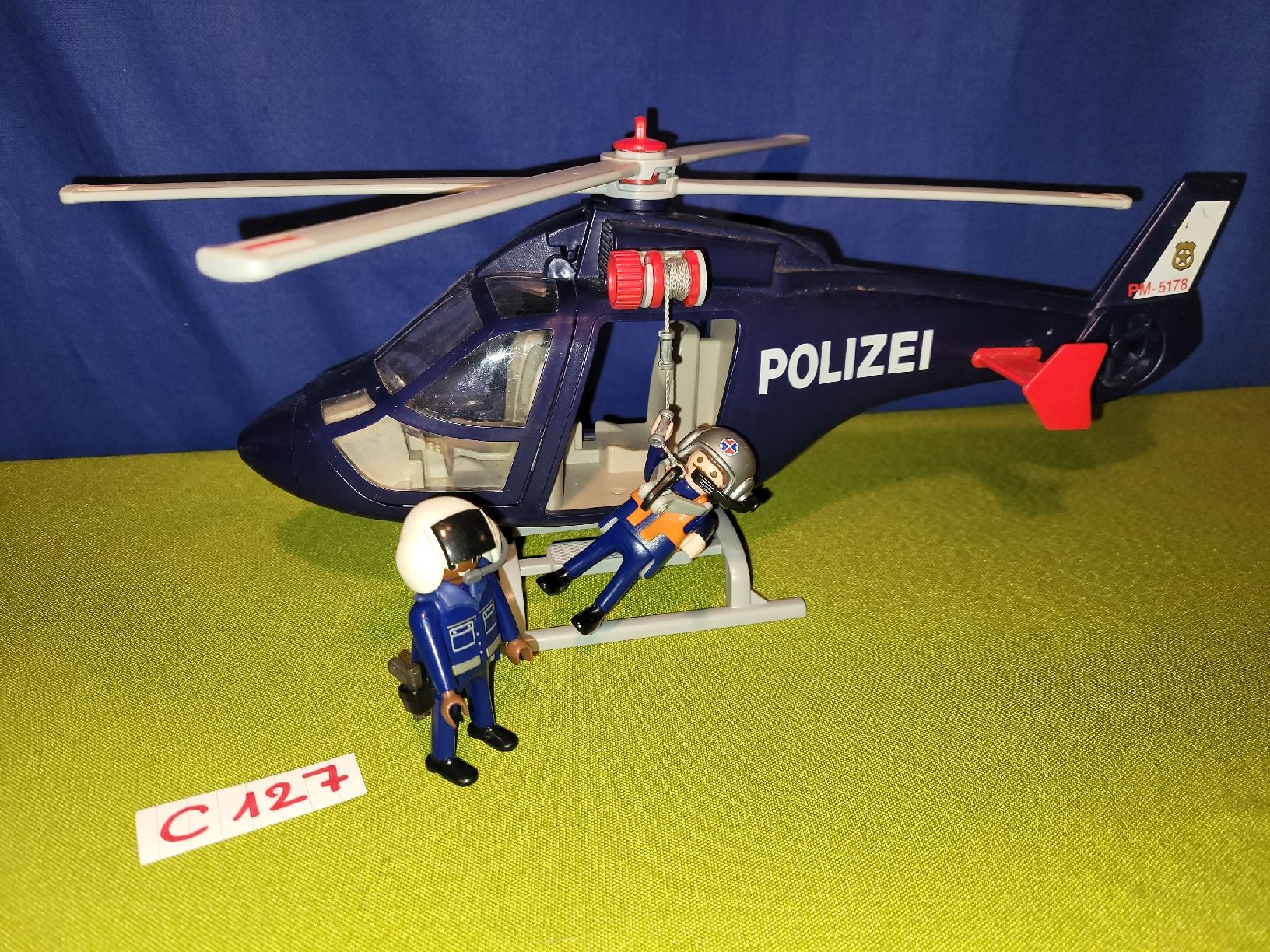 Playmobil Giocattoli: Playmobil Polizei,Hubschrauber C127 – Usato da Aarberg venduto da Fink010 5
