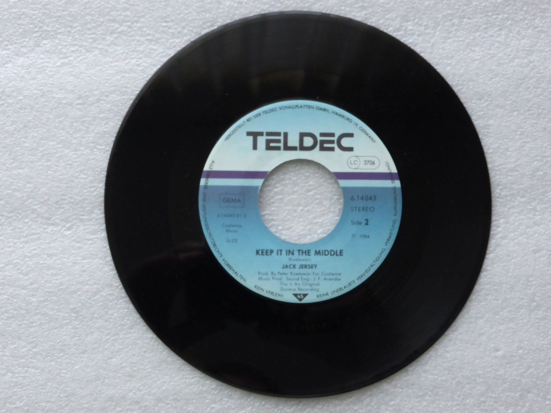 Schallplatten: Vinyl Single   JACK JERSEY – Gebraucht aus Küssnacht am Rigi von Mondkinder 2
