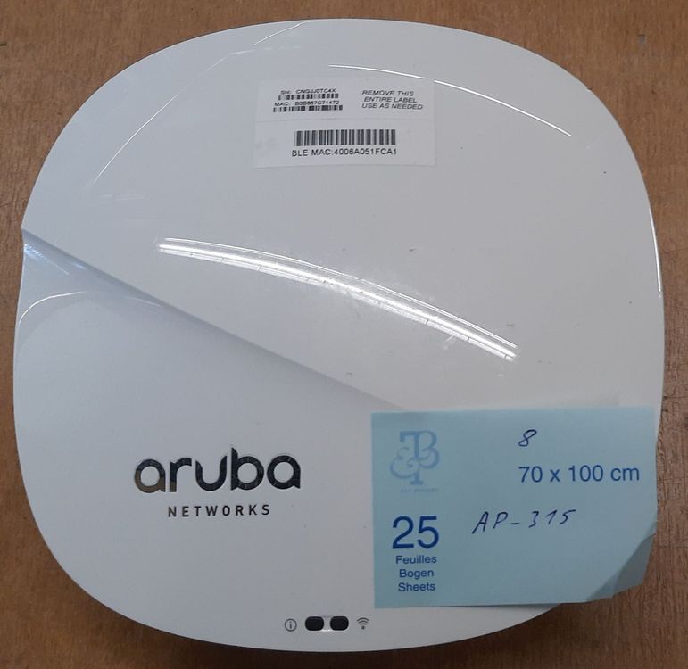 Access Point Aruba AP-315 – Dual-band, Gigabit Ethernet, Scatola Aperta Mai Usato