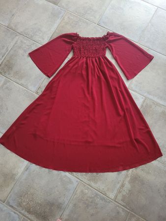 langes Kleid rot  Gr. M  Party / Fest