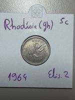 Rhodesie (GB) - 6 pence / 5 cents - 1964