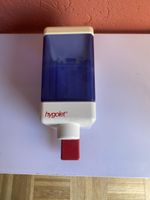 Hygolete Seifenspender Wandmontage blau/weiss gebraucht