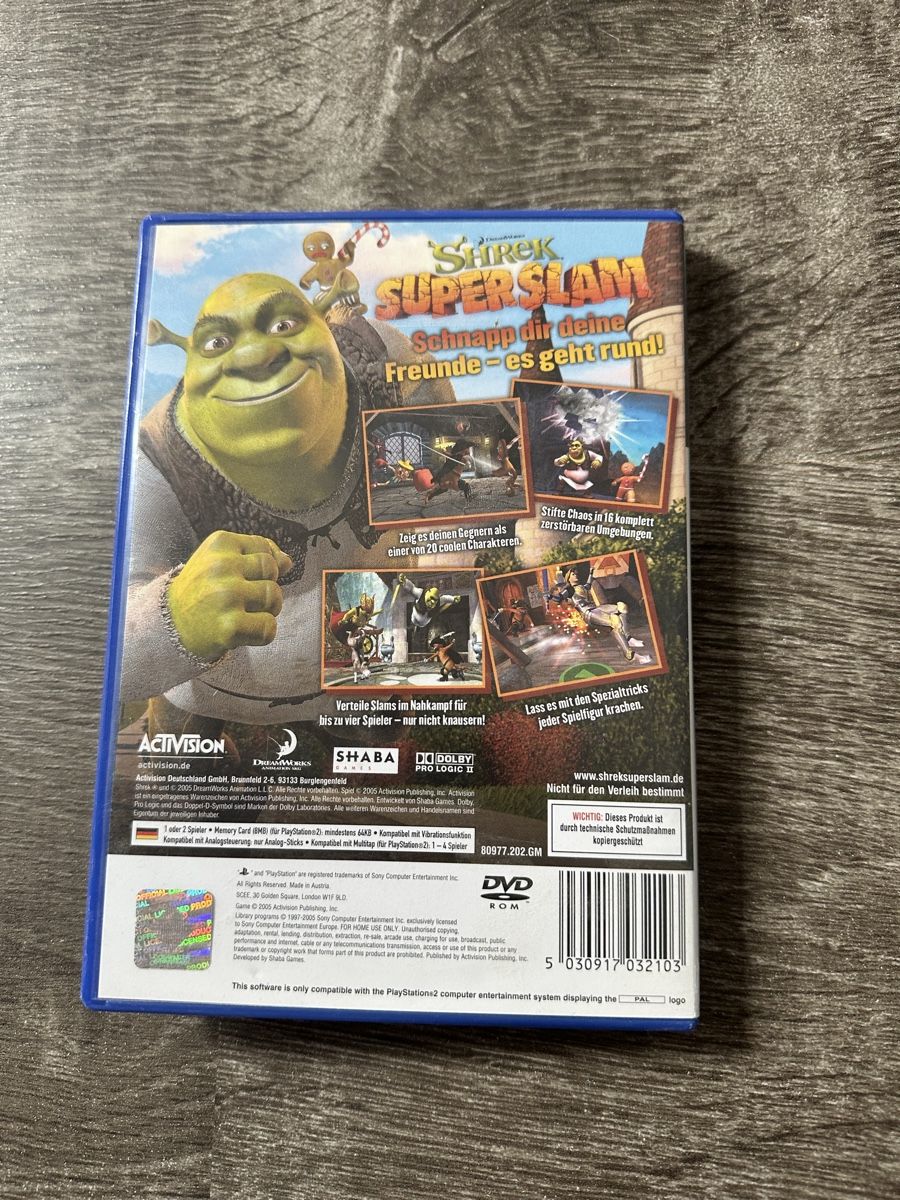Spiele: Shrek Super Slam PS2 – Gebraucht aus Dänikon ZH von Annikaberg 2