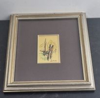 Kleines Bild im doppelten Rahmen Tessin