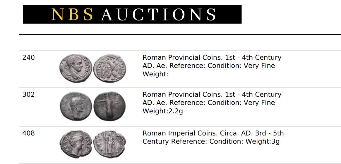 Tutti le monete: TRAJAN silber hemidrachm – Usato da La Sarraz venduto da classicworldcoins 1