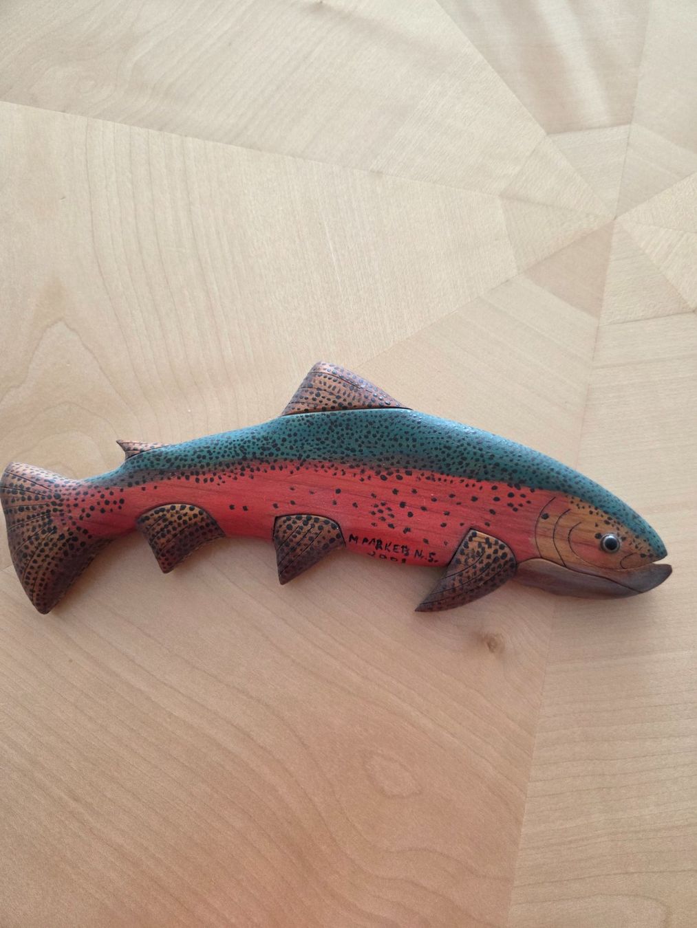 Toutes les décorations: Holzfisch farbig – Neuf (Voir description) à Huttwil par Lakeshore161