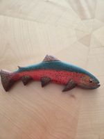 Holzfisch farbig