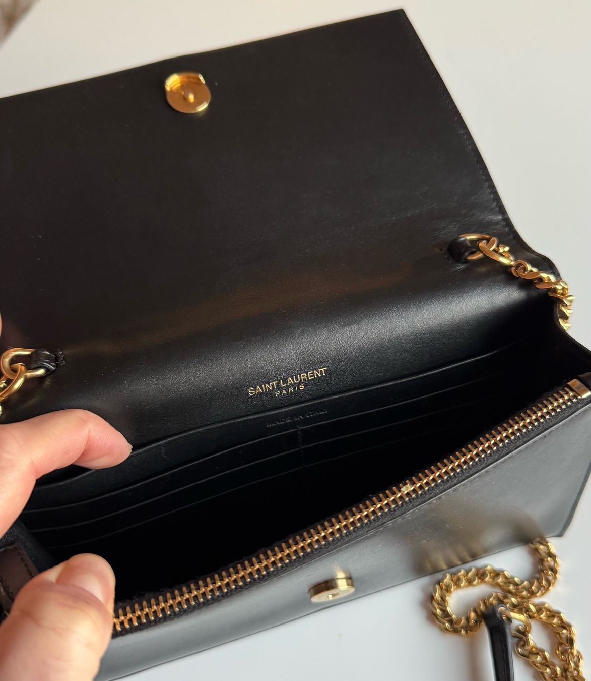 Saint Laurent Borse da donna: Saint Laurent YSL Kate small Pompom Bag. – Usato da Schaffhausen venduto da R_Muzh 4