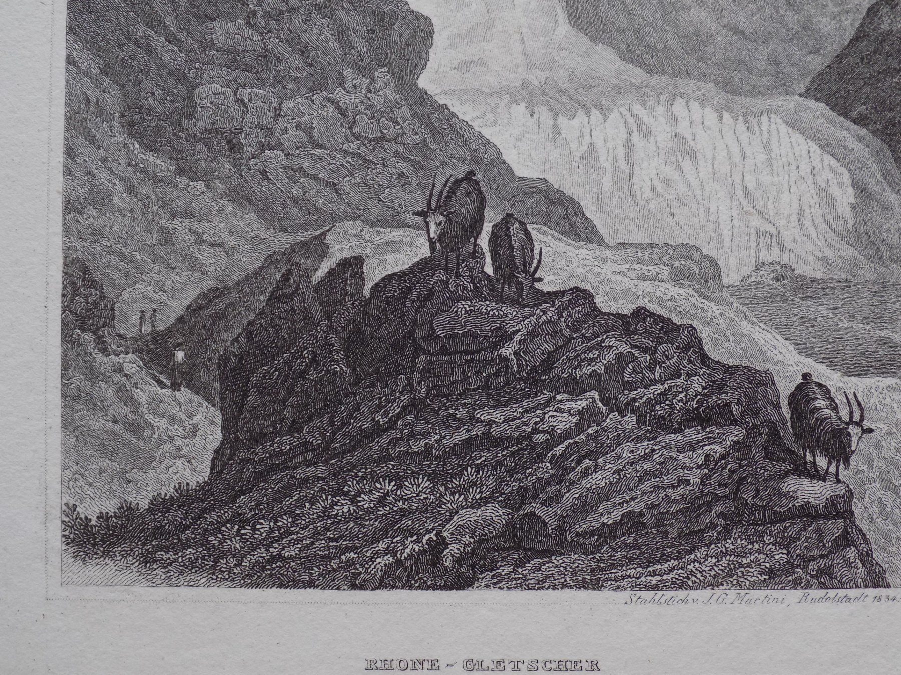 Incisioni: Rhonegletscher Glacier du Rhône – Usato da Risch venduto da Rischli15 3