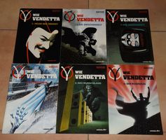 6 x V WIE VENDETTA… r. 1-6 … comicArt… 1. Auflagen 1990-1991