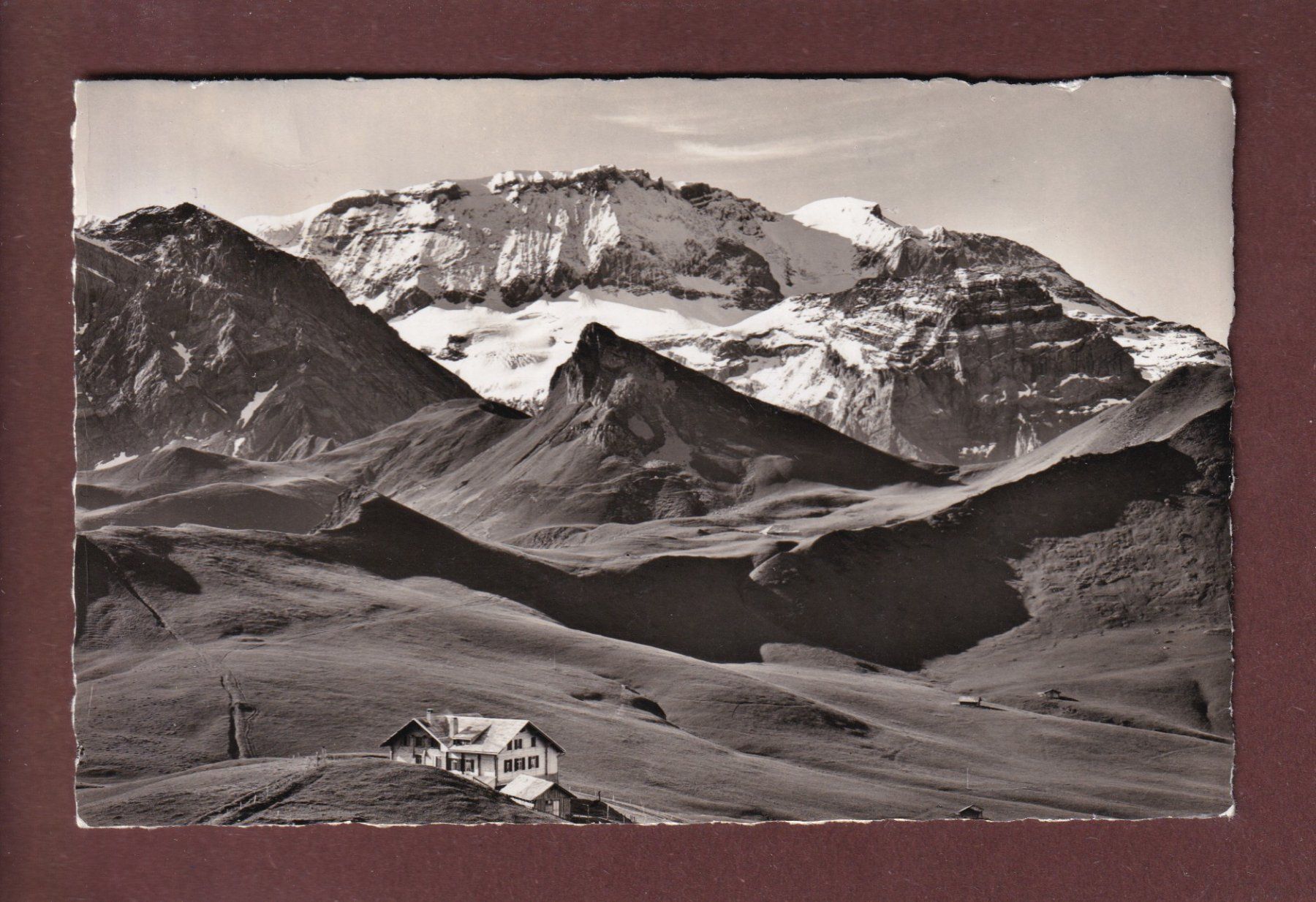 Cartoline postali: HAHNENMOOSPASS - Wildstrubel - 1940 – Usato da Pully venduto da nicecards