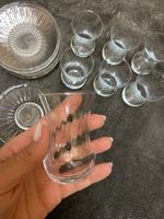 Lot de 7 verres à thé turcs avec sous-tasses