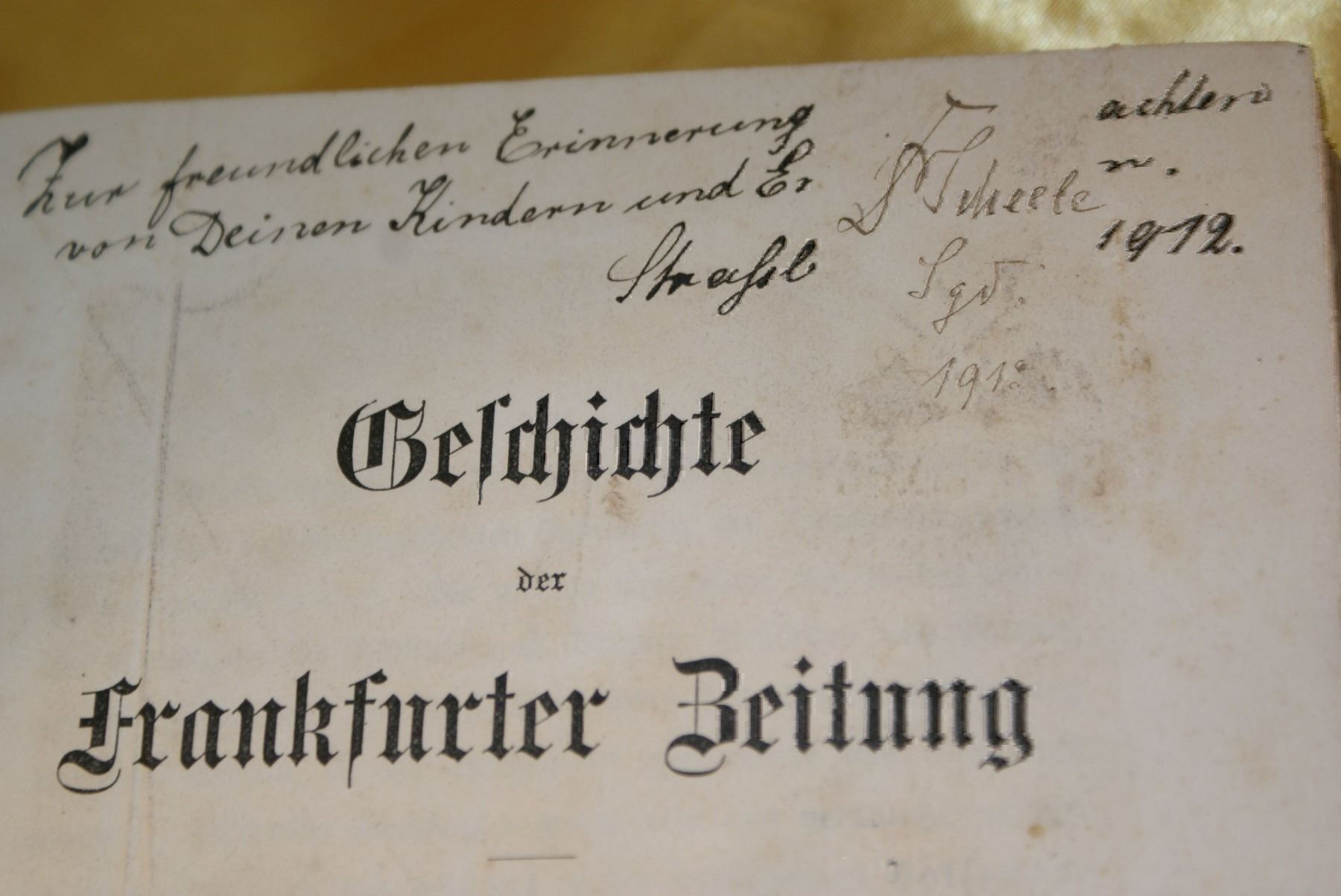 Riviste & Magazine: (E)Geschichte Frankfurter Zeitung 1911 – Usato da Buchs AG venduto da Buchhandel 3