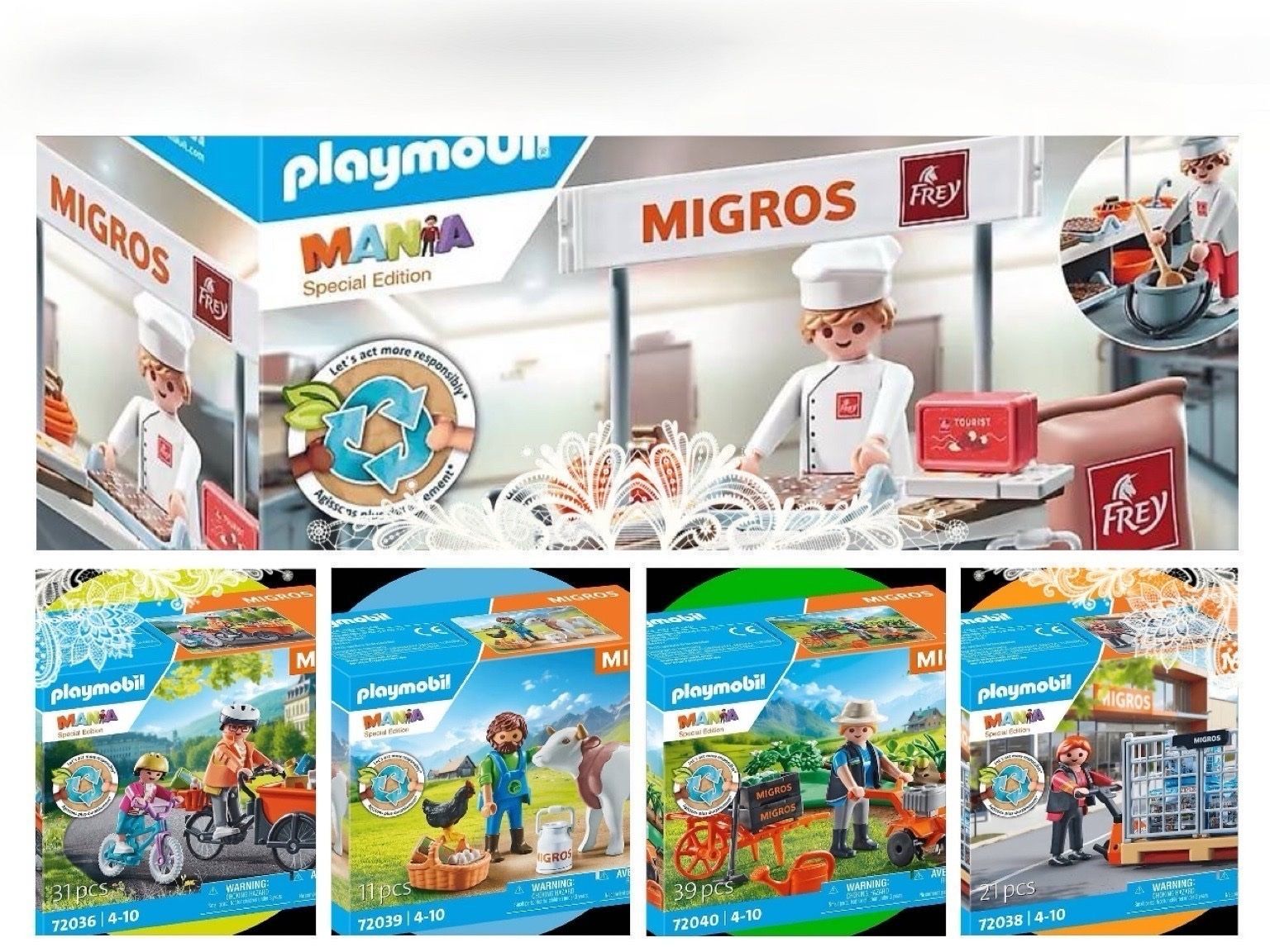Migros Spielzeuge: Migros Playmobil Set 2025 – Neu und originalverpackt aus Zürich von Skyfall1