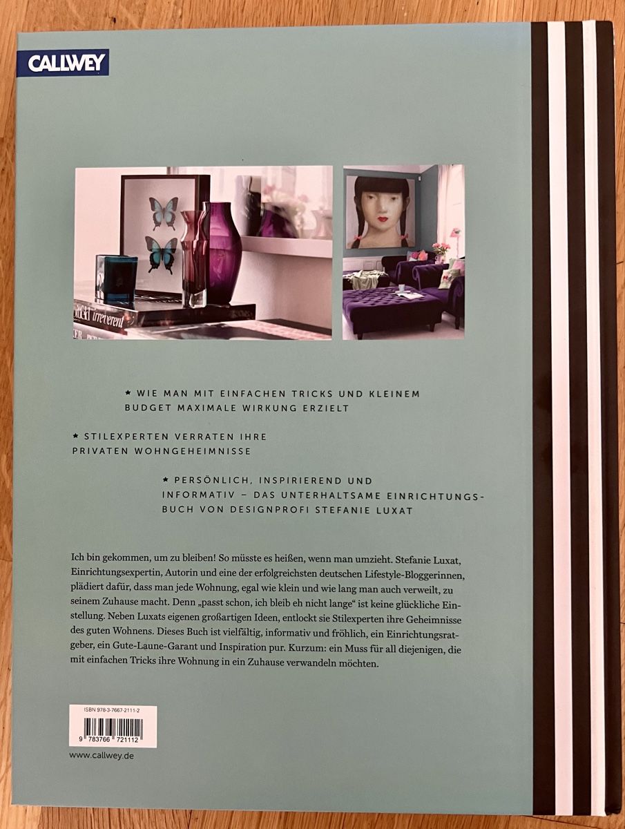 : Buch Wie eine Wohnung ein Zuhause wird Stefanie Luxat – Nuovo (secondo la descrizione) da Basel venduto da Bettybooo 4