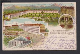 Cham  ZG   -   alte Litho - Ansichtskarte von 1902