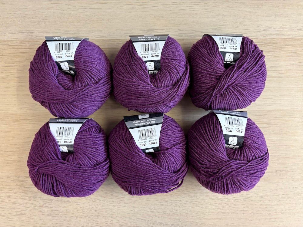Wolle: Lana Grossa Cool Wool - Dunkellila – Neu (gemäss Beschreibung) aus Ostermundigen von asi_jqt5