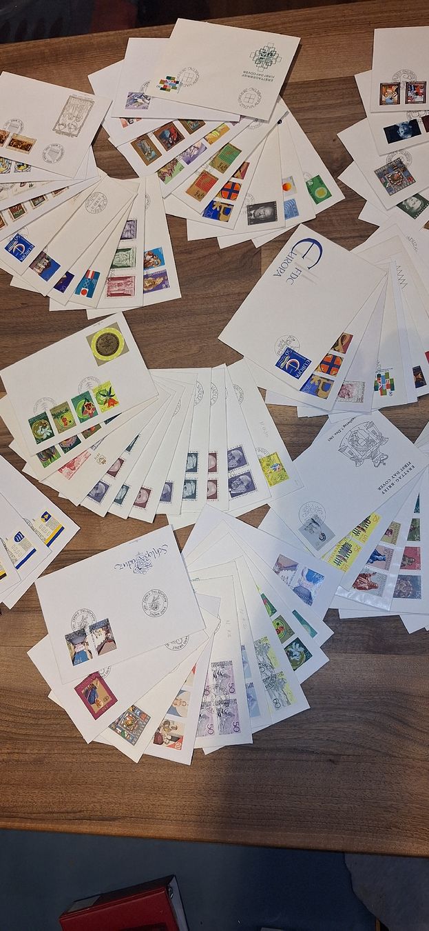Tutti i francobolli: Ca 250 FDC / Briefe Liechtenstein Lot 7 – Usato da Balgach venduto da SIMEON27 2