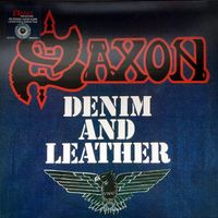 Saxon – Denim And Leather - Blue With White & Grey Splatter