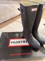 Hunter Gummistiefel schwarz matt Gr 44 guter Zustand