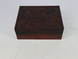 Asiatische Holzschatulle
