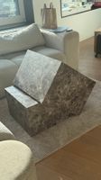 2 Couchtische in brauner Marmoroptik – modernes 2er-Set