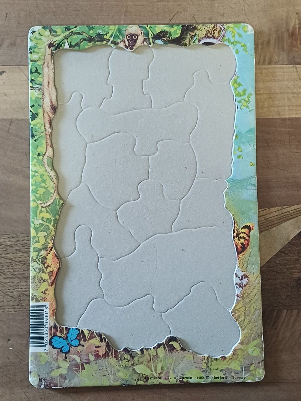 Puzzle: Puzzle, Karton, Tiger mit Tiger-Baby, 15 Teile – Usato da Ringoldswil venduto da drache13 3