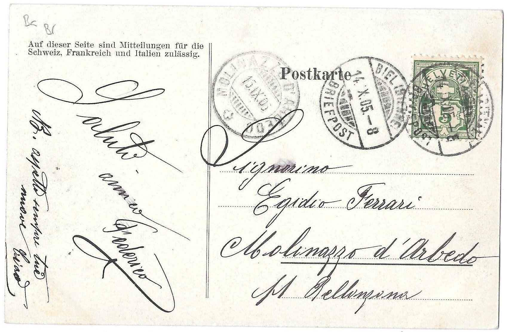 Cartoline postali: Biel - Bienne 7 Bilder – Usato da Olten venduto da clotaldi 1
