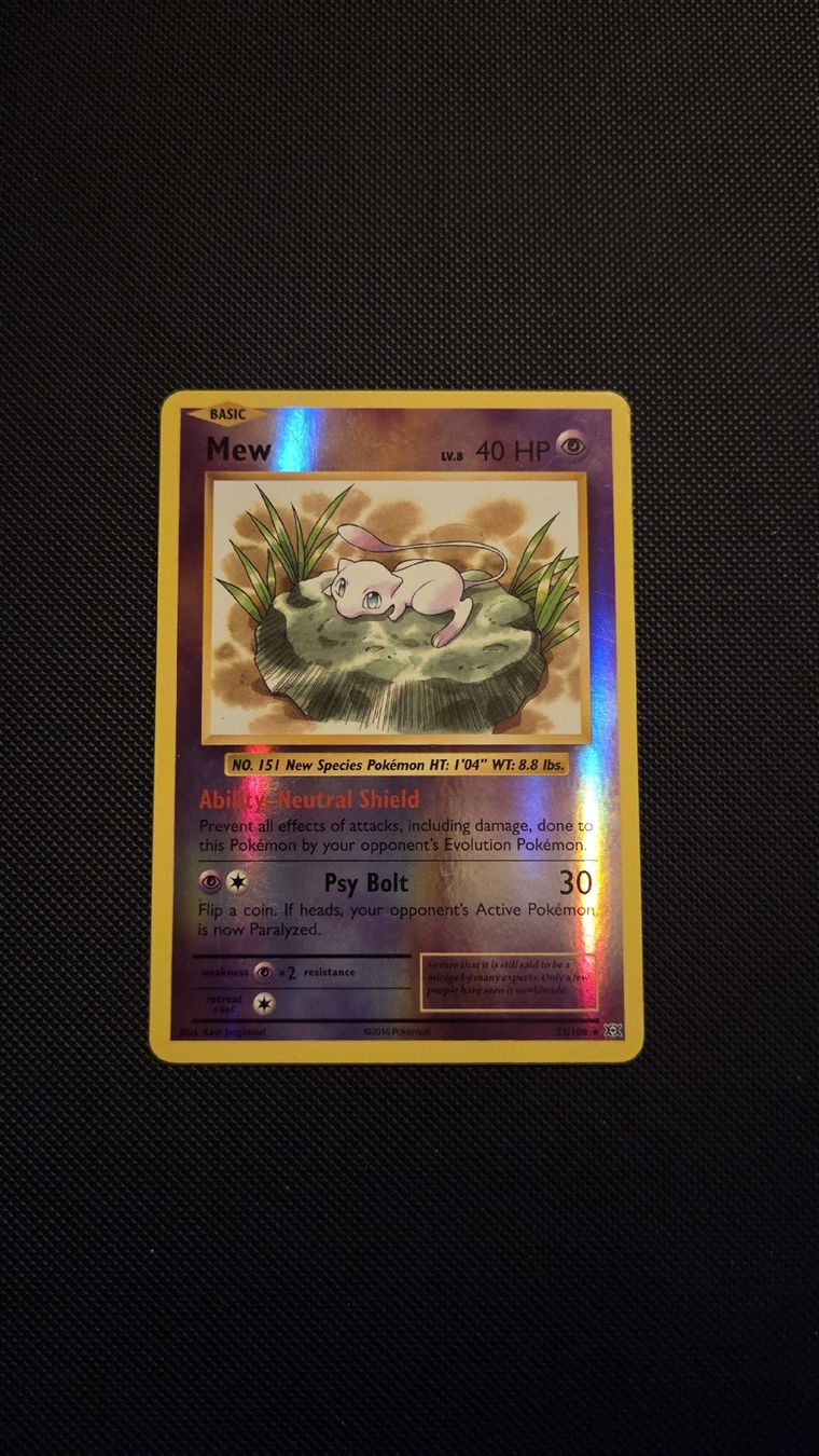 Pokémon Carte collezionabili: Mew XY-Evolutions ENG 53/108 – Usato da Curio venduto da CATE13