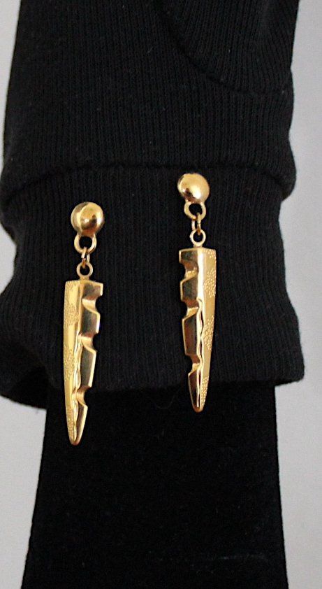 Orecchini pendenti & Orecchini a lobo: Neu, Ohrhänger Modeschmuck, Länge ca. 4.3 cm – Usato da Locarno venduto da madame-tus-sauds 2