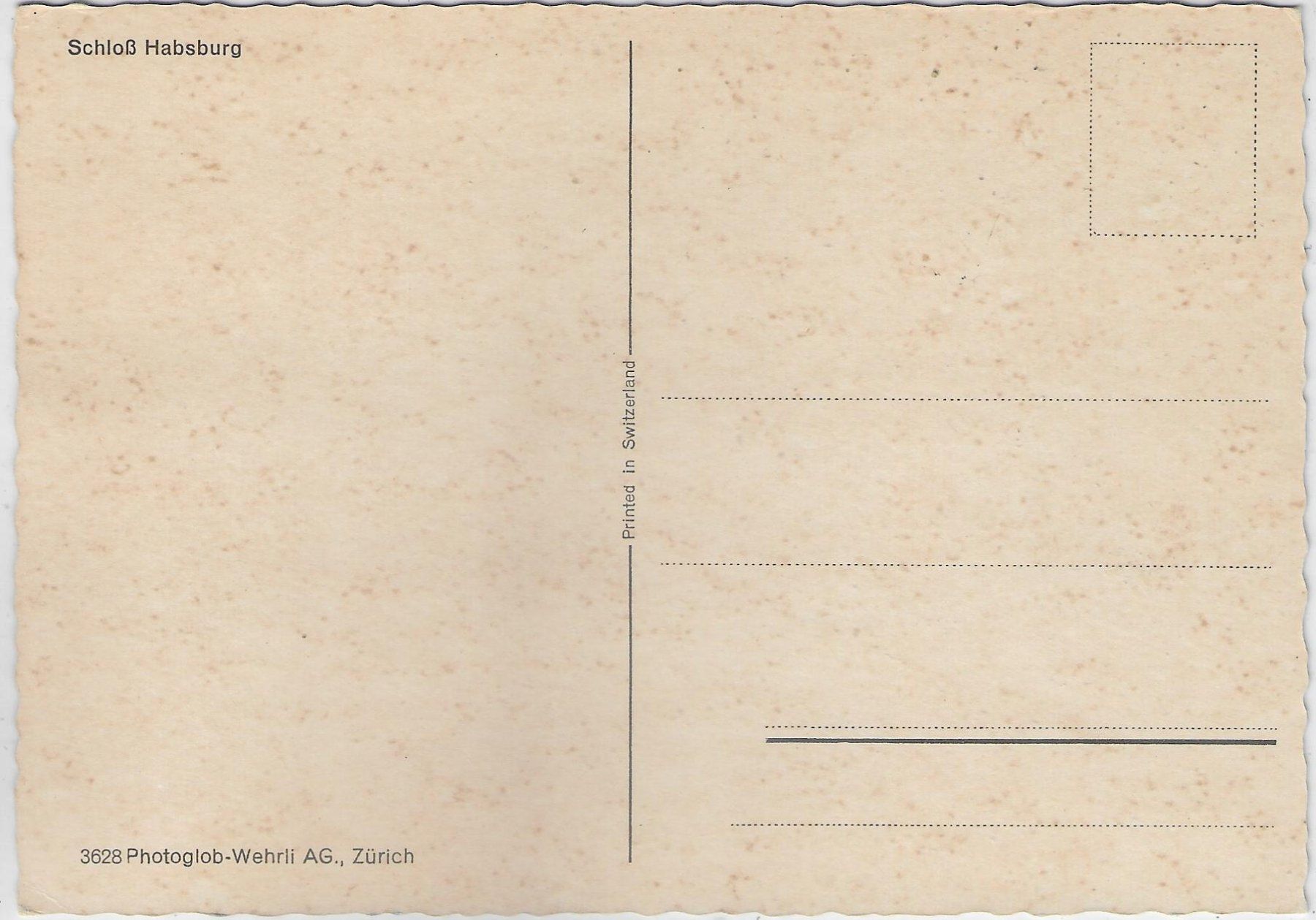 Cartoline postali: Schloss Habsburg – Usato da Ettingen venduto da Kartenplanet 1