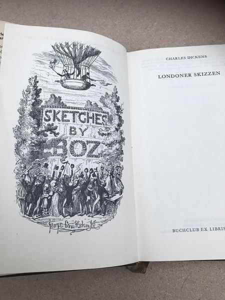 Libri: Charles Dickens Londoner Skizzen – Usato da Bergdietikon venduto da book-4-you 2