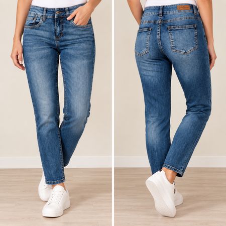 👖  John Baner Jeans Damen Gr. 36 Blau Stretch