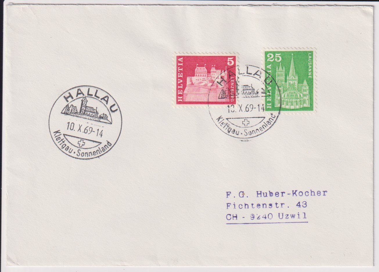 Tous les timbres: K-Tempel 113, Hallau – D'occasion à Bellach par qsearch