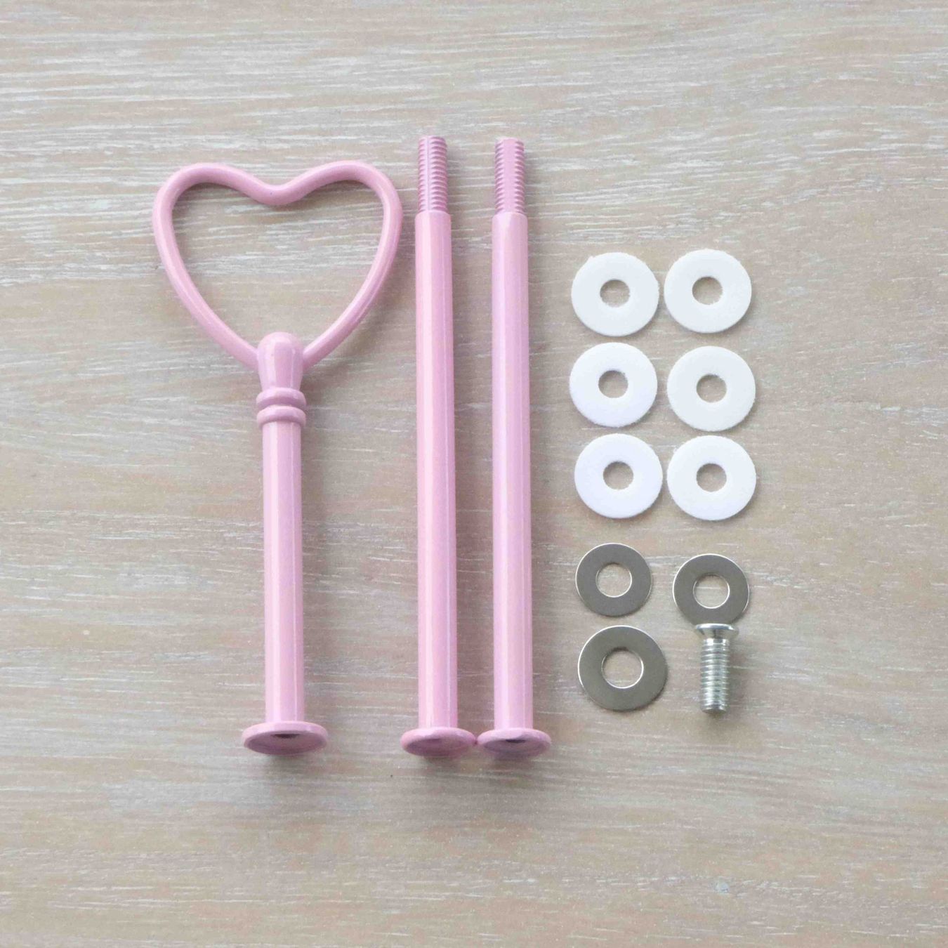 Bastelsets: 20 Etagerestangensets Herz rosa – Neu (gemäss Beschreibung) aus Sulz AG von Semare