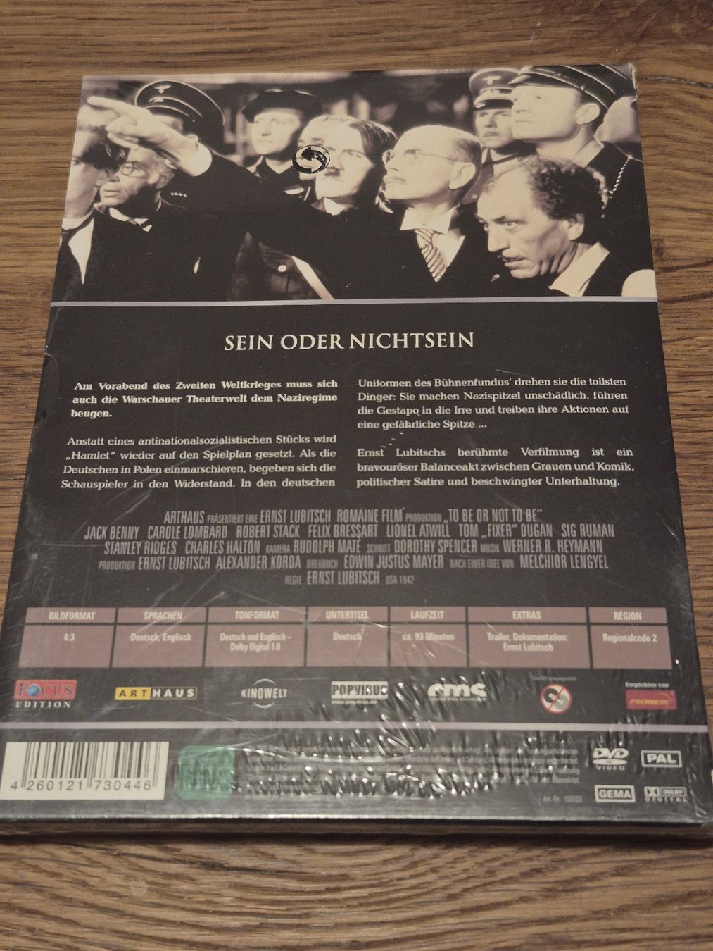 Tutti i DVDs: Sein oder Nichtsein - Ernst Lubitsch (DVD) Focus NEU & OVP! – Nuovo e nell'imballaggio originale da Oberembrach venduto da giu_7ksd 1