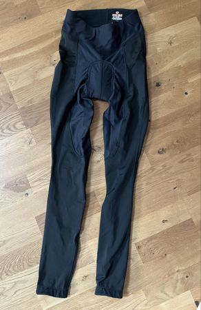 Lange, gefütterte Velohose