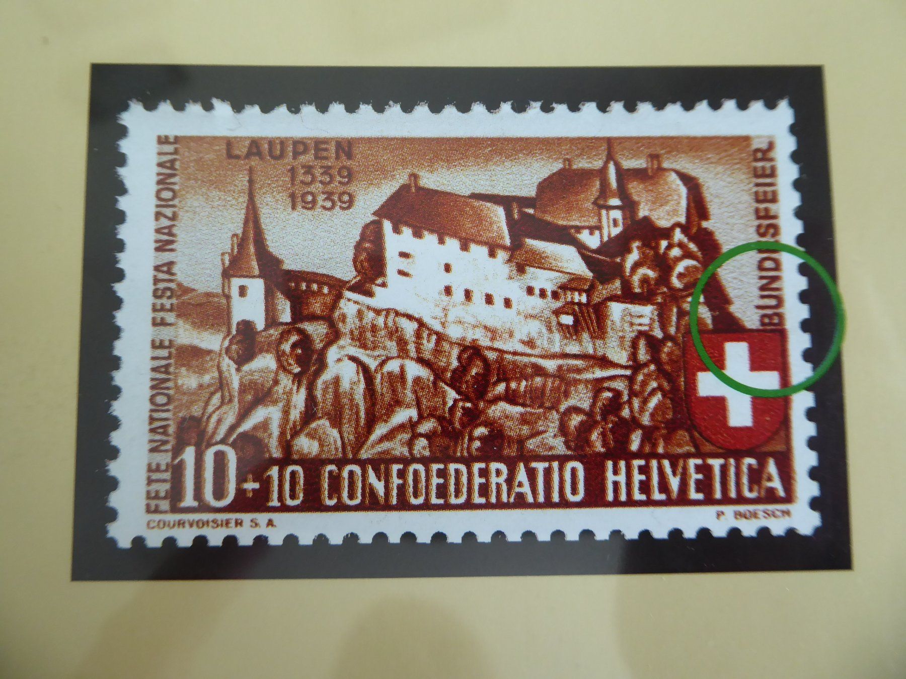 Tous les timbres: § SCHWEIZER ABARTEN    Plattenfehler langes U – D'occasion à Rothrist par swisstools 2