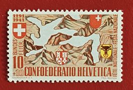 PRO PATRIA 13 VIERWALDSTÄTTERSEE 1941** POSTFRISCH