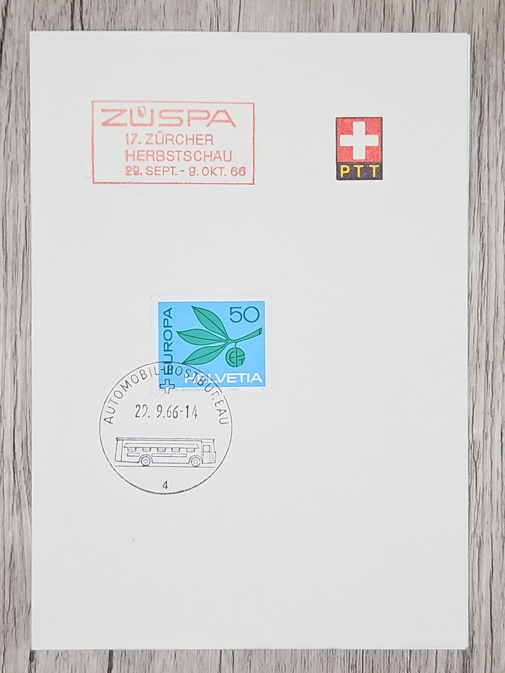 Tutti i francobolli: CL21 PTT Suisse 1966 – Usato da Cousset venduto da Patrick_Collections