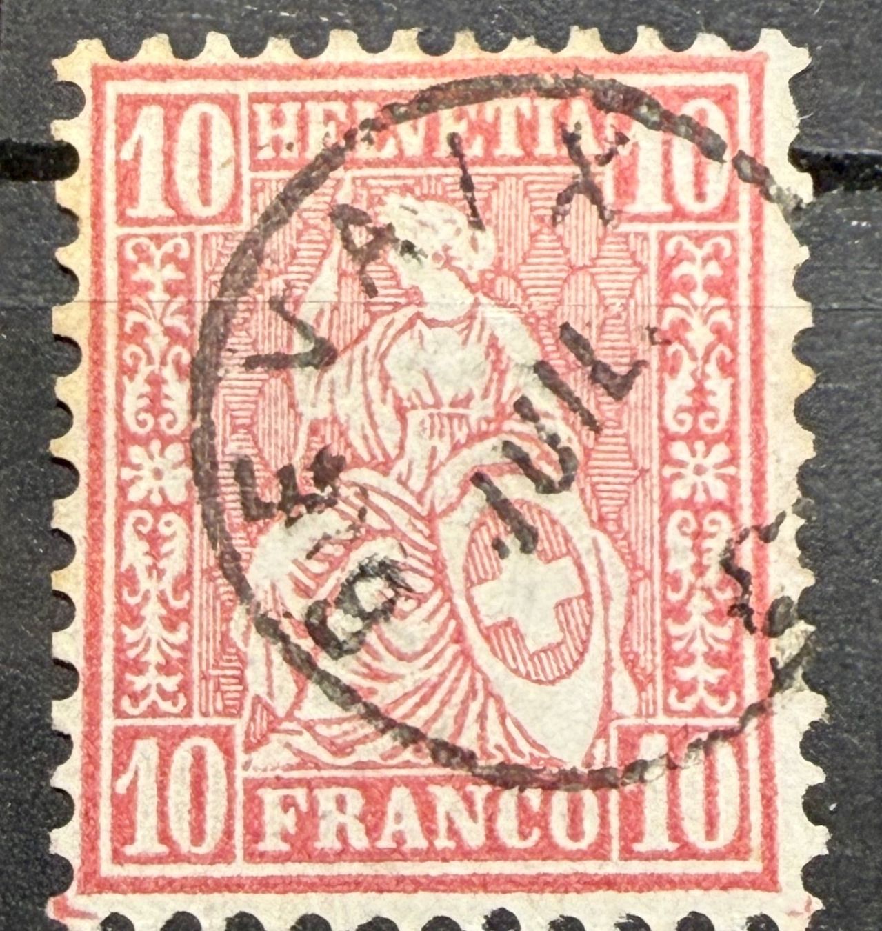 Tous les timbres: Sitz Helv 8 Wwergstempel – D'occasion à Steinhausen par yukon26 2