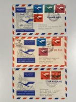 Germany 1955 - 3 Briefumschläge Lufthansa Air Mail