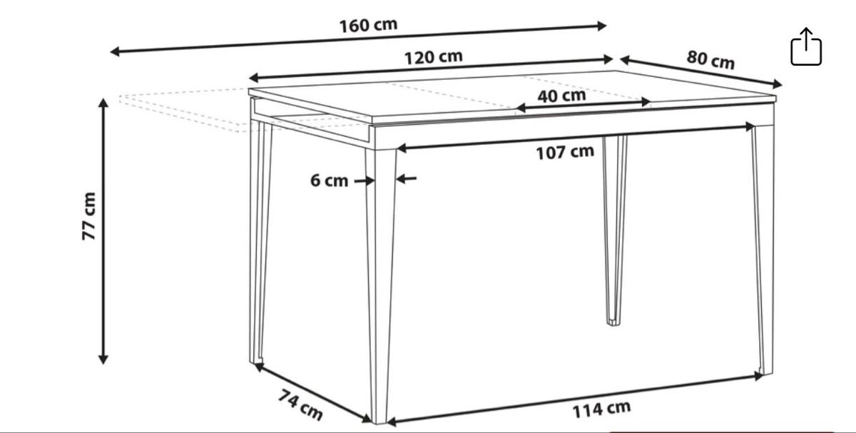 Tische: Extending Dining Table – Gebraucht aus Geneve von mak_hzx5 5