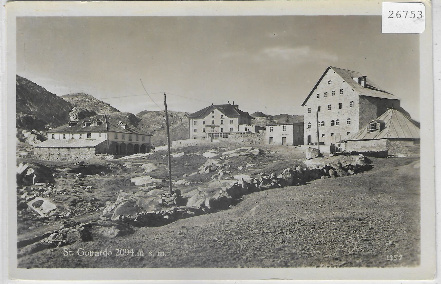 Cartoline postali: St. Gottardo - Hotel Mont Prosa – Usato da Ettingen venduto da Kartenplanet