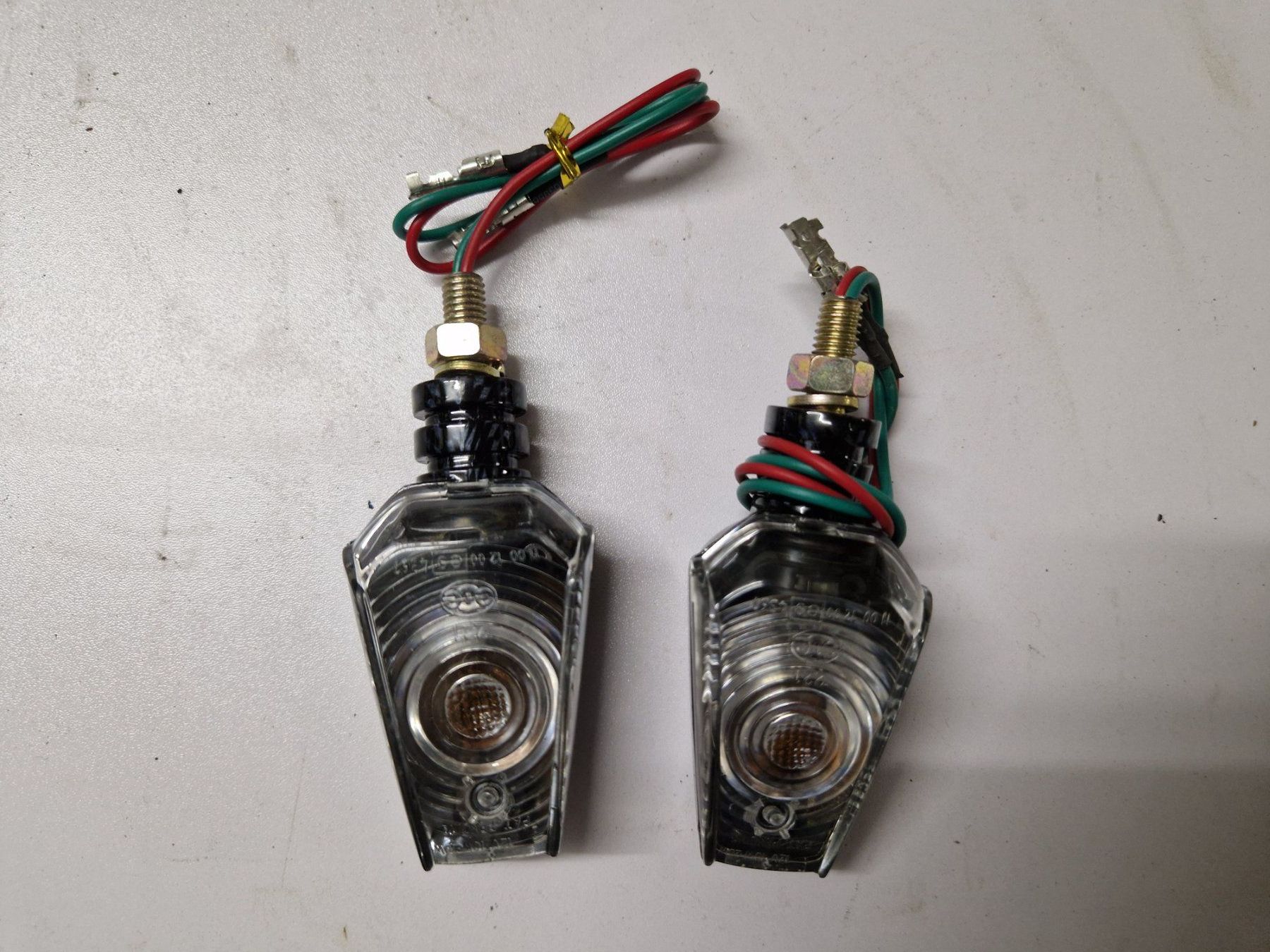 Toutes les pièces détachées moto: Blinker Paar Motorrad 2Stk transparent. – D'occasion à Thun par Joeggu312