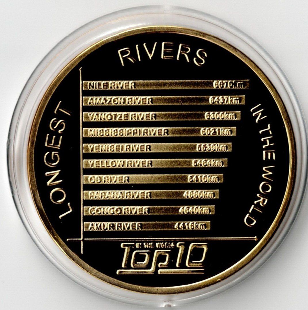 Medaglie: Yangtze River_China_Longest Rivers in The World – Nuovo (secondo la descrizione) da Hombrechtikon venduto da Fraese01 5