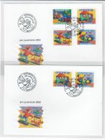 Pro Juventute 2003 FDC aus Bogen + MH