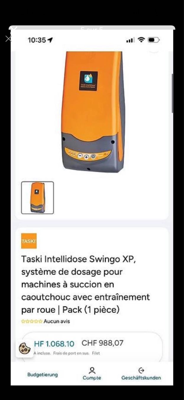 Toutes les machines: Autolaveuse Taski 750b professionnel – D'occasion à gland par manuel062 3