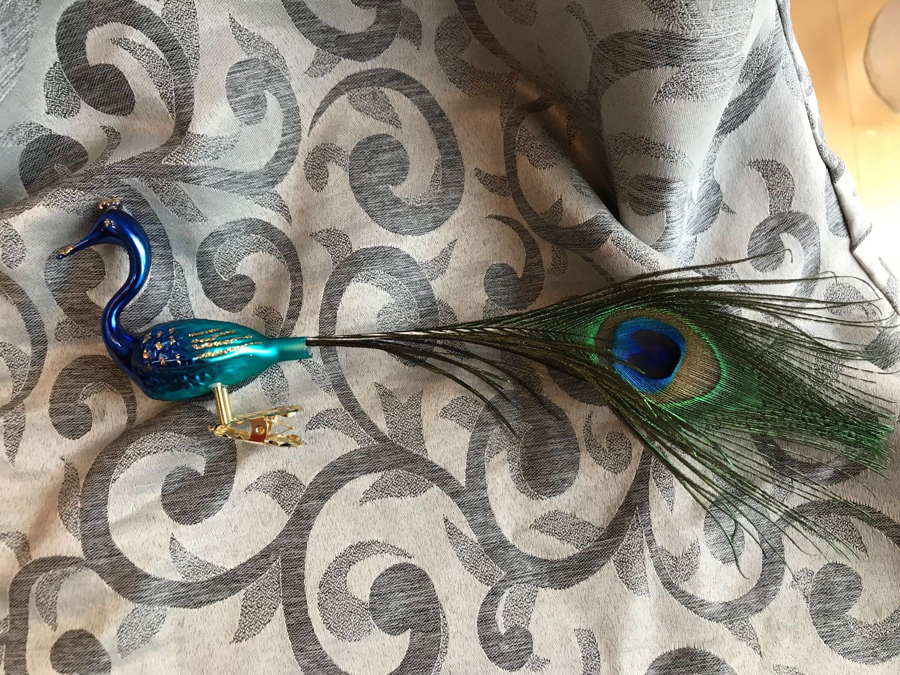 Alle Dekorationen: Pfau blau-Türkis Vogel Christbaumschmuck – Neu und originalverpackt aus Alpnach Dorf von marvo 2